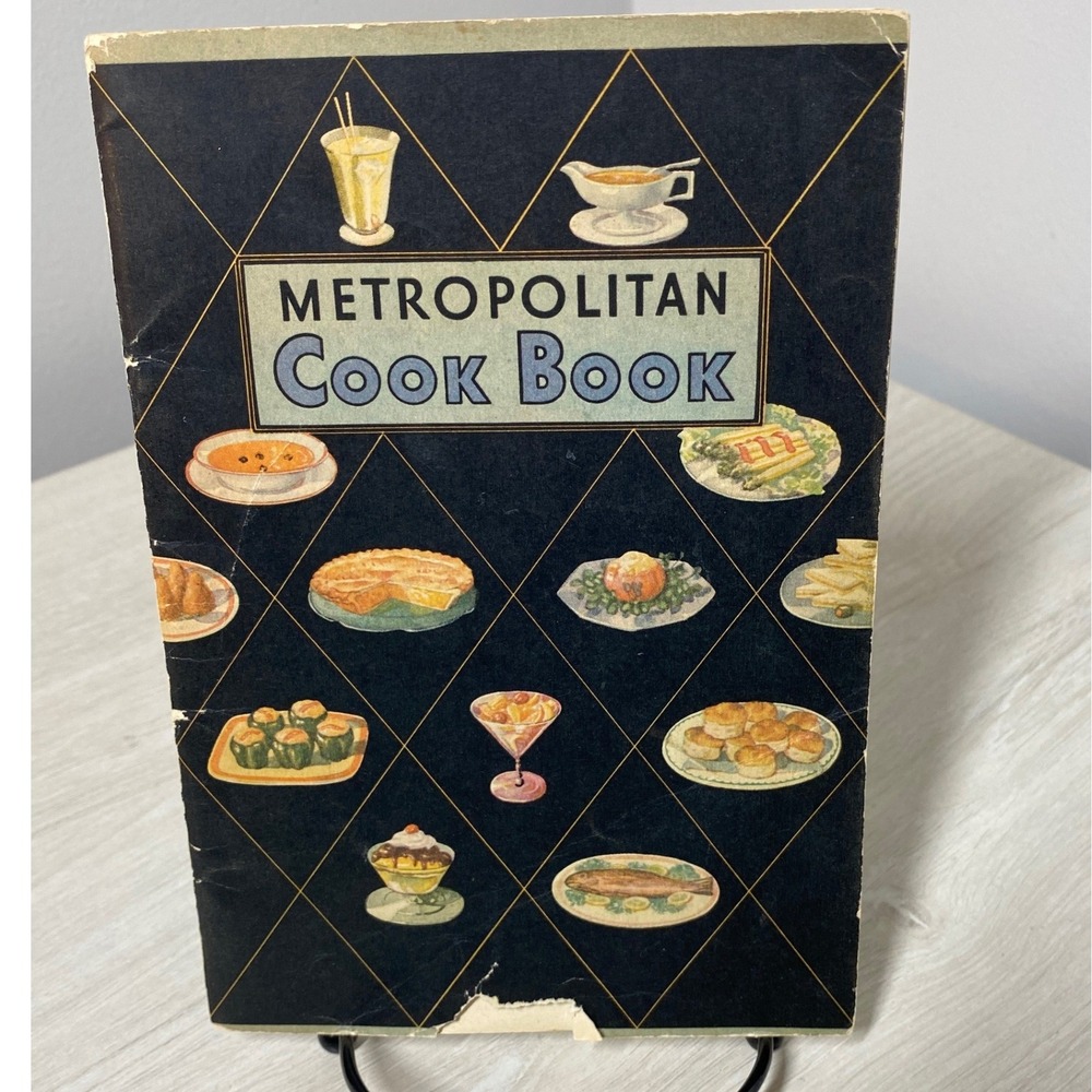 Vintage Metropolitan Life Cook Book Softcover Illustrated Mid Century Recipes